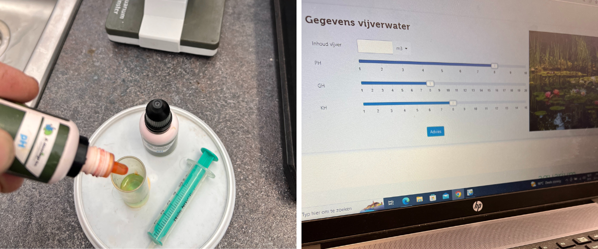 Waterkwaliteitstest - Tuincentrum Schalk