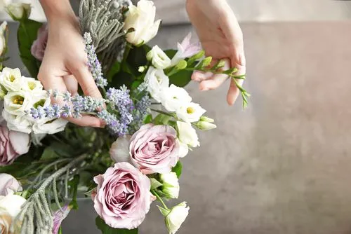 Bloemen arrangement