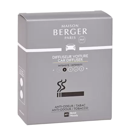 Anti mauvaises odeurs tabac Autoparfum navulling 2 stuks Lampe Berger