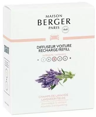 Champs de lavande Autoparfum navulling 2 stuks Lampe Berger