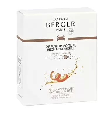 Autoparfum navulling - Lampe Berger -  2 stuks Pétillance Exquise - afbeelding 1