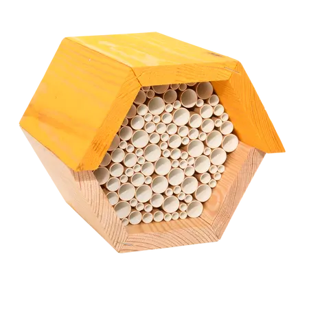 Bijenhuis zeshoekig  - afbeelding 1