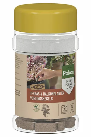 Bio terras&balkon kegels 40st - afbeelding 1