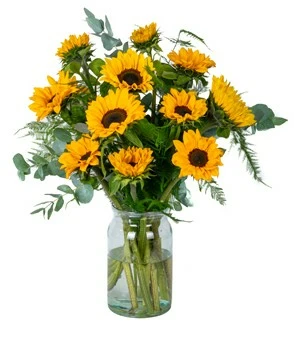 Boeket zonnebloemen - afbeelding 2