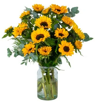 Boeket zonnebloemen - afbeelding 3