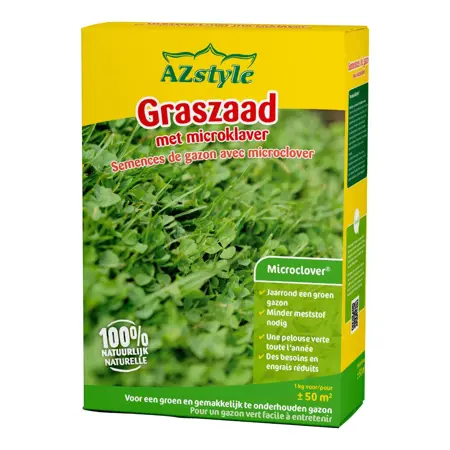 ECOstyle  Graszaad met microklaver 1kg/50m2 - afbeelding 1