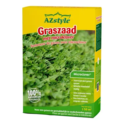 ECOstyle  Graszaad met microklaver 1kg/50m2 - afbeelding 1