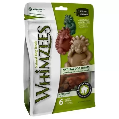 Whimzees Egel l 6stuks 7,6cm - afbeelding 1