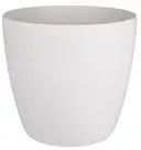 Pot brussels rond d9.5cm wit - afbeelding 2