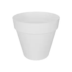 ELHO Pot+wiel loft urb rond d50cm wit - afbeelding 1