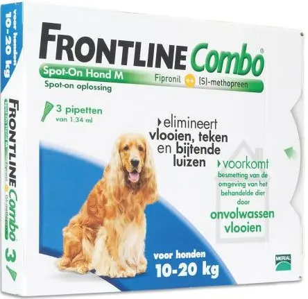 FRONTLINE Combo hond medium 10-20kg 3  pipet - afbeelding 2
