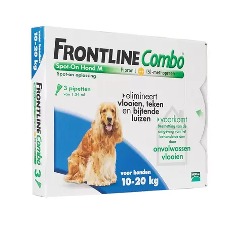 FRONTLINE Combo hond medium 10-20kg 3  pipet - afbeelding 1
