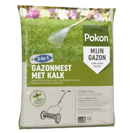 Gazonm+kalk 3-in-1 125m2 - afbeelding 1