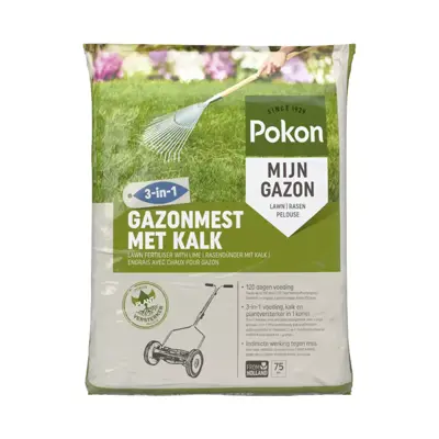 Gazonm+kalk 3-in-1 75m2 - afbeelding 1