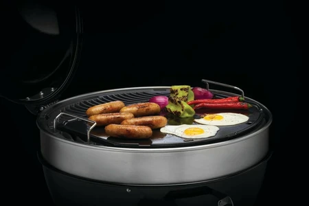Gietijzeren omkeerbare grillplaat d57cm kettle - afbeelding 2