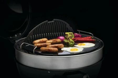 Gietijzeren omkeerbare grillplaat d57cm kettle - afbeelding 3