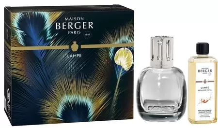 Giftset Lampe Berger Etincelle Grise