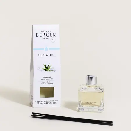 Glaçon Eau d’Aloé Parfumverspreider met sticks 125ml Lampe Berger - afbeelding 4