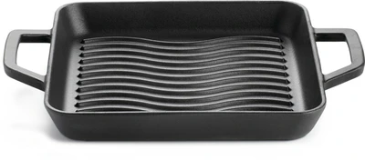 Grillpan gietijzer 25x25cm - afbeelding 1