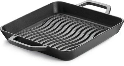 Grillpan gietijzer 25x25cm - afbeelding 2