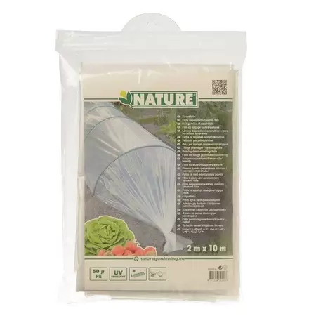 Groei-afdekfolie transparant h2xl10m - afbeelding 1