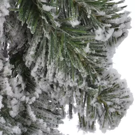 Imperial krans snowy h50cm groen/wt - afbeelding 2