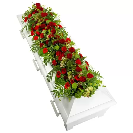 Kistversiering warm rood (110cm)