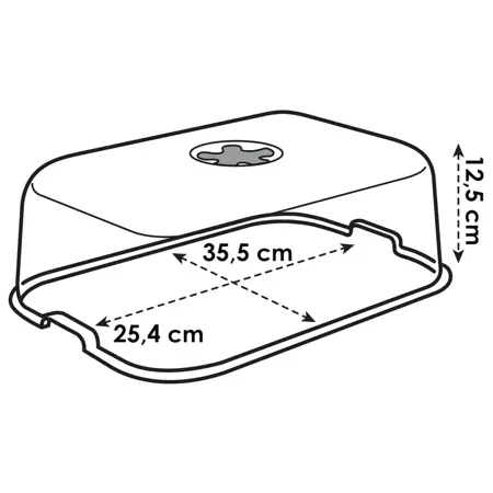 Kweekhuis green basics m 35cm transparant - afbeelding 2