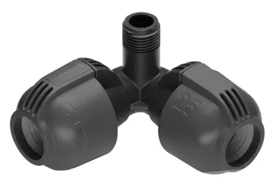 L-stuk buitendraad 25mm1/2 inch - afbeelding 1