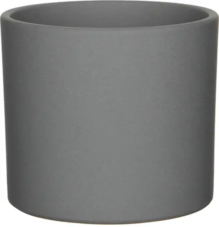 MICA DECORATIONS Pot era d13.5h12.5cm d.grijs sand