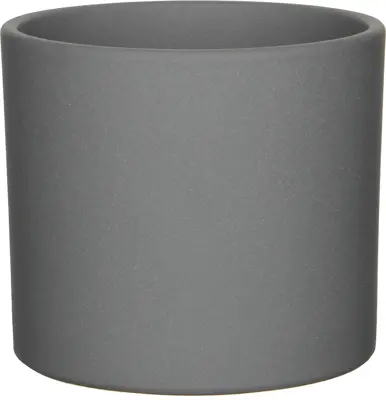MICA DECORATIONS Pot era d13.5h12.5cm d.grijs sand
