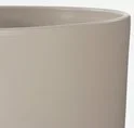 MICA DECORATIONS Pot tusca d10h9cm taupe mat - afbeelding 3