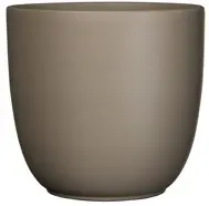 MICA DECORATIONS Pot tusca d14.5h14cm taupe mat - afbeelding 2
