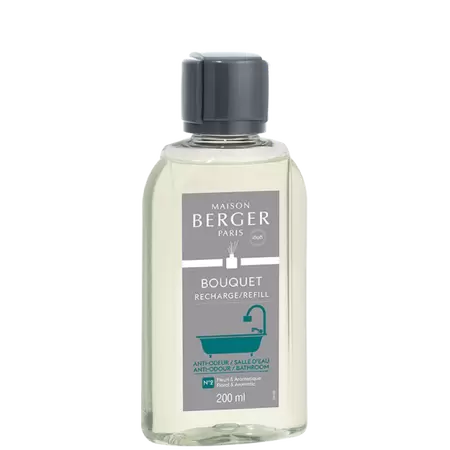 Navulling Parfumverspreider - Lampe Berger - 200ml Anti-Odeur Salle d'Eau N2 Fleuri & Aromatique - afbeelding 1