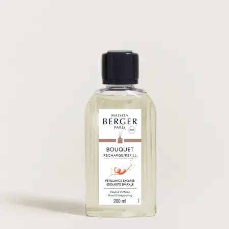 Navulling parfumverspreider met sticks 200ml Pétillance Exquise - afbeelding 1