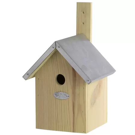 Nestkast pimpelmees l18b18h32cm