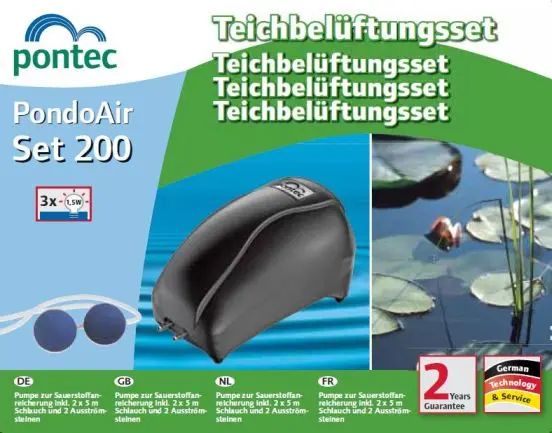 Oase PontecPondo Teichbelüfter Air Set 200