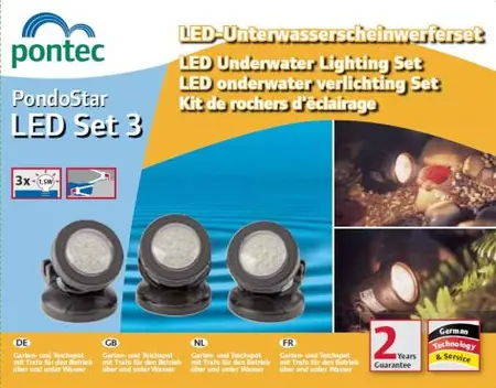 Oase Pontec Pondostar led set 3 - afbeelding 1