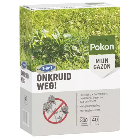 Onkruid weg! 40m2 800g - afbeelding 1