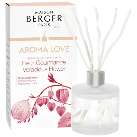 Parfumverspreider met sticks - Lampe Berger - 180ml aroma love - afbeelding 1