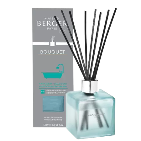 Parfumverspreider met sticks - Lampe Berger - Anti-Odeur Salle d'Eau N2 Fleuri & Aromatique - afbeelding 1
