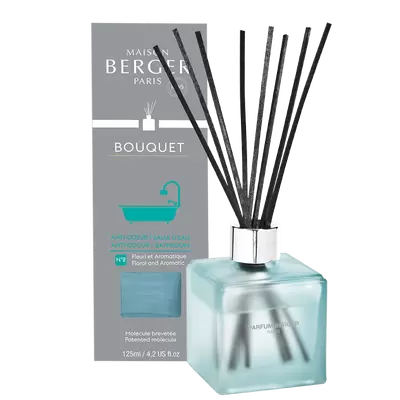Parfumverspreider met sticks - Lampe Berger - Anti-Odeur Salle d'Eau N2 Fleuri & Aromatique - afbeelding 1