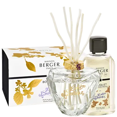 Parfumverspreider met sticks - Lampe Berger - 200ml Lolita Lempicka Transparente - afbeelding 1