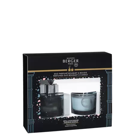 Parfumverspreider met sticks - Lampe Berger - Duo mini set Olympe - afbeelding 2
