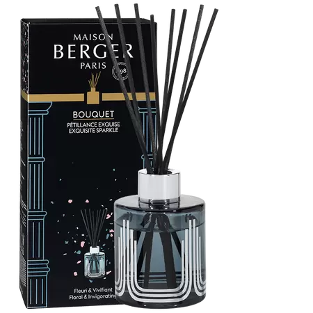 Olympe Gris Pétillance Exquise Parfumverspreider met sticks - Lampe Berger - afbeelding 1