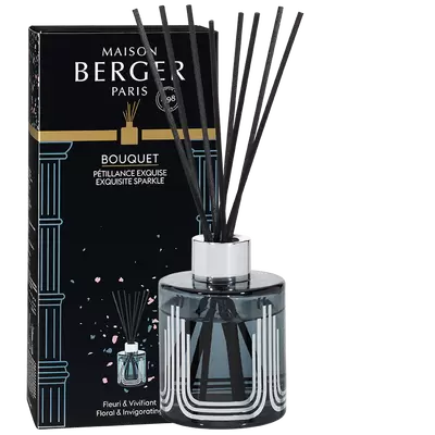 Olympe Gris Pétillance Exquise Parfumverspreider met sticks - Lampe Berger - afbeelding 1