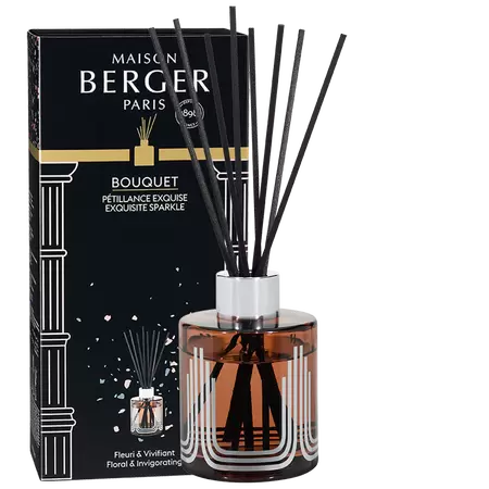 Olympe Rose Cuivré Parfumverspreider met sticks - Lampe Berger - afbeelding 1