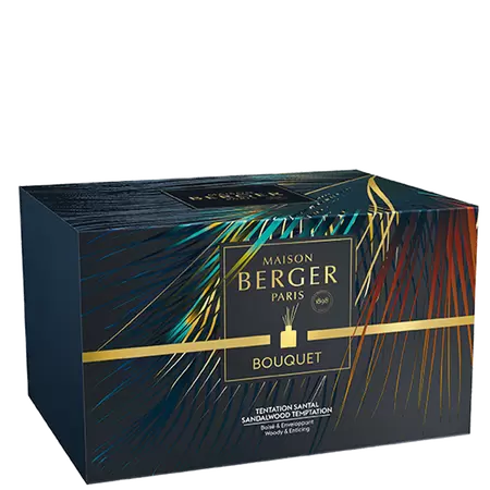Parfumverspreider met sticks - Lampe Berger - Temptation Champagne met Sandelwood navulling 200ml - afbeelding 3