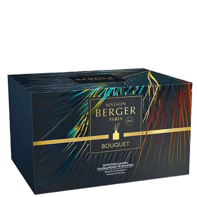 Parfumverspreider met sticks - Lampe Berger - Temptation Champagne met Sandelwood navulling 200ml - afbeelding 3