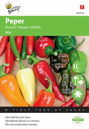 Peper mixed 5 soorten 5x5zdn - afbeelding 2